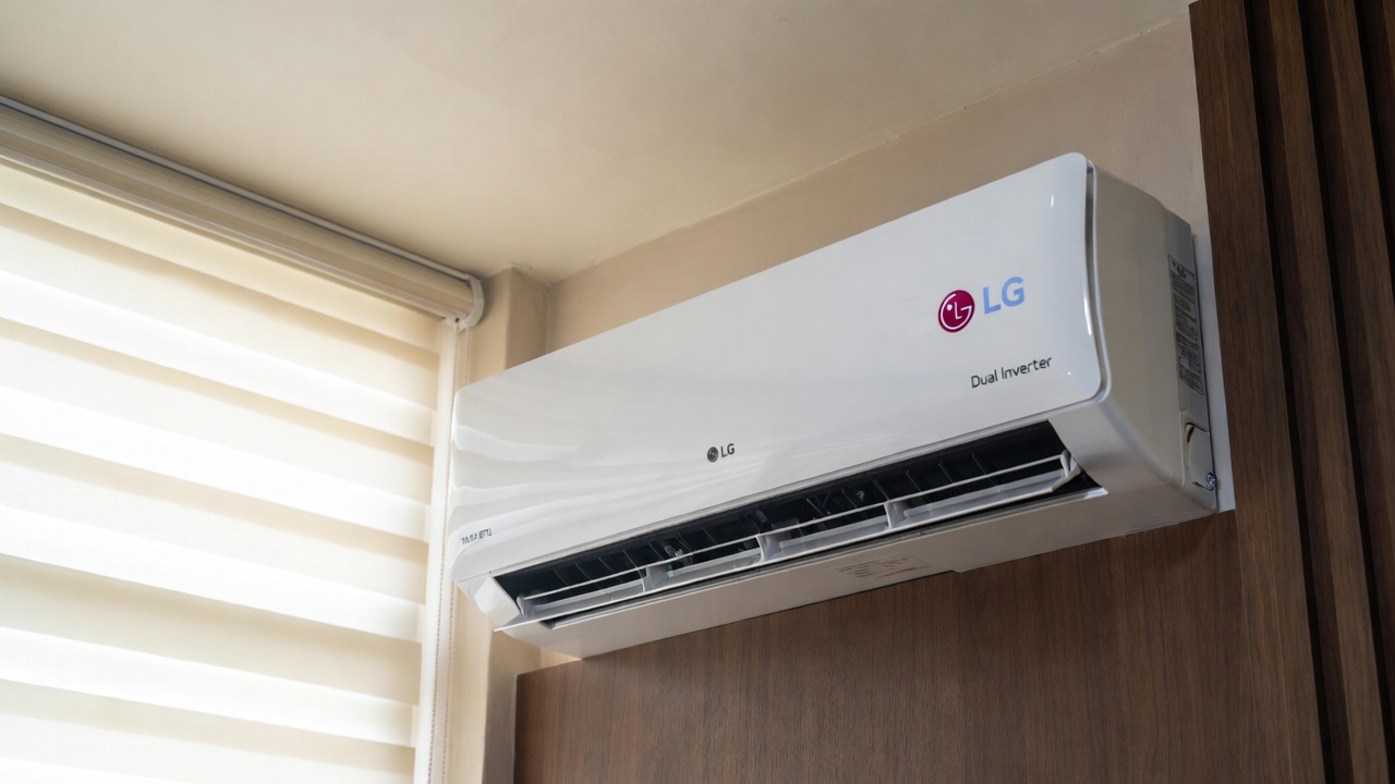 LG Dual Inverter ลมเย็นสะอาด (18,000 BTU)